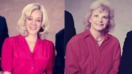 Chloë Sevigny (left) and Kitty Menendez (right) Images via NBC News & Netflix (Original Artwork by Soap Central)
